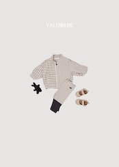 韓国子供服 / 26Autumn / 〖取寄〗valubebe / ウエハース ストライプTシャツ / ベビー服 / キッズ服 *6M~S*