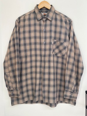 80-90sEuro KIDUR Granpa Check shirt/L