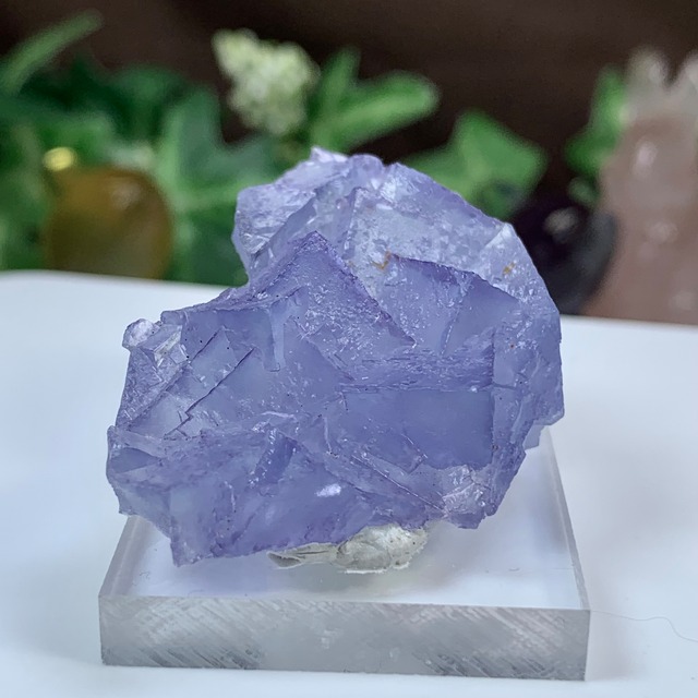 10.幻想的な色合い☆ヤオガンシャン産・ブルーフローライト原石