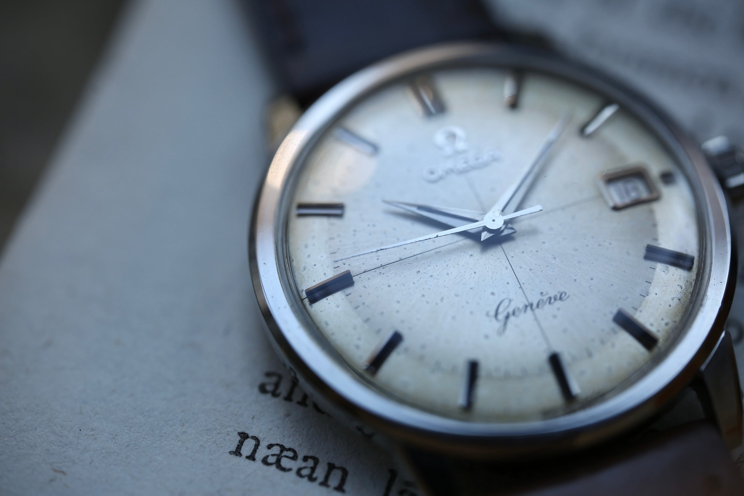 m*️様 【自動巻き】オメガ ジュネーヴ 腕時計 シルバー デイト 3針 ゴール オメガ OMEGA｜ジュネーブ｜自動巻き・1960年代製｜アンティーク