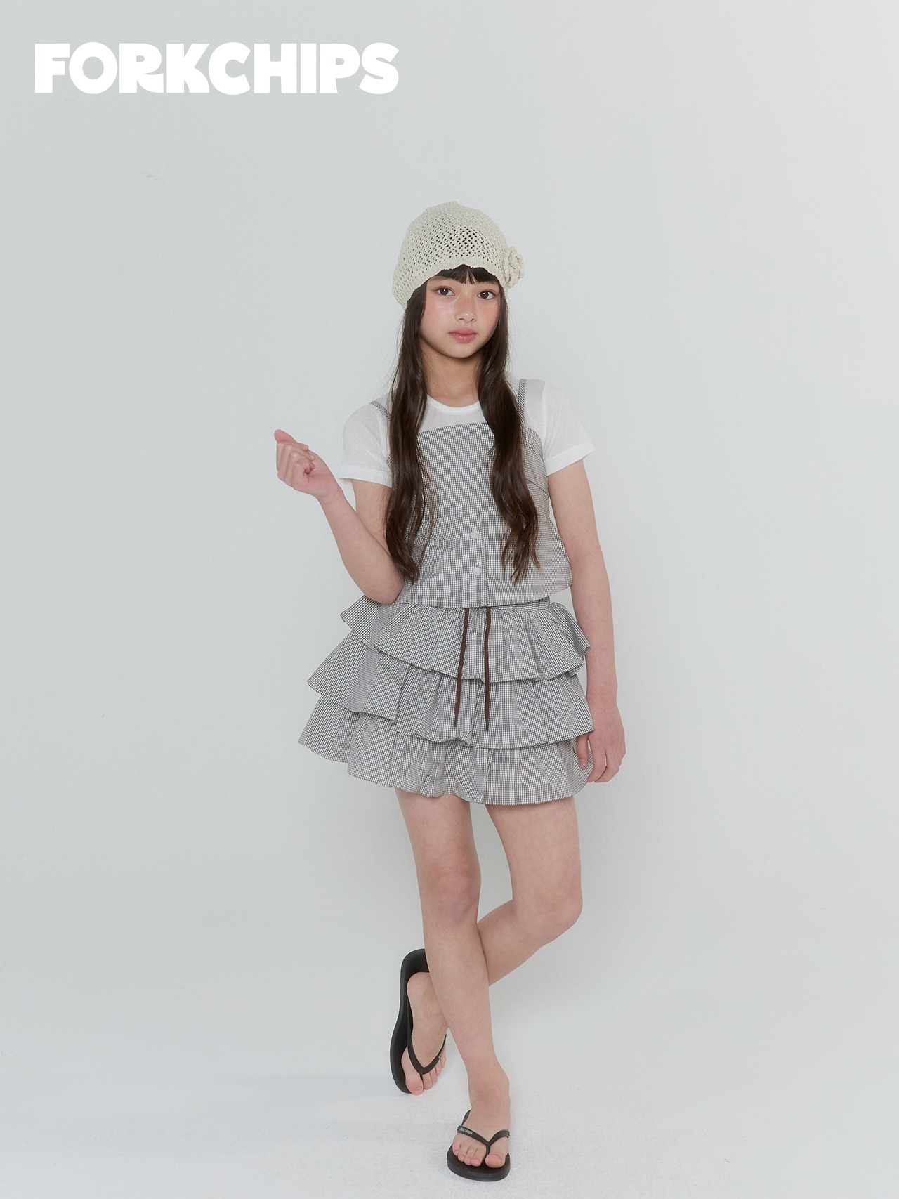 [FORKCHIPS] 누아르캉캉스커트 / [포크칩스] 누아르캉캉스커트
