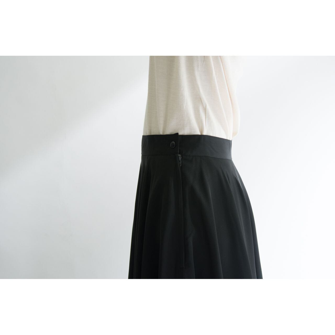 【Les Copains】Made in Italy Mi-mollet length flare skirt（レコパン イタリア製ミモレ丈フレアスカート）5d