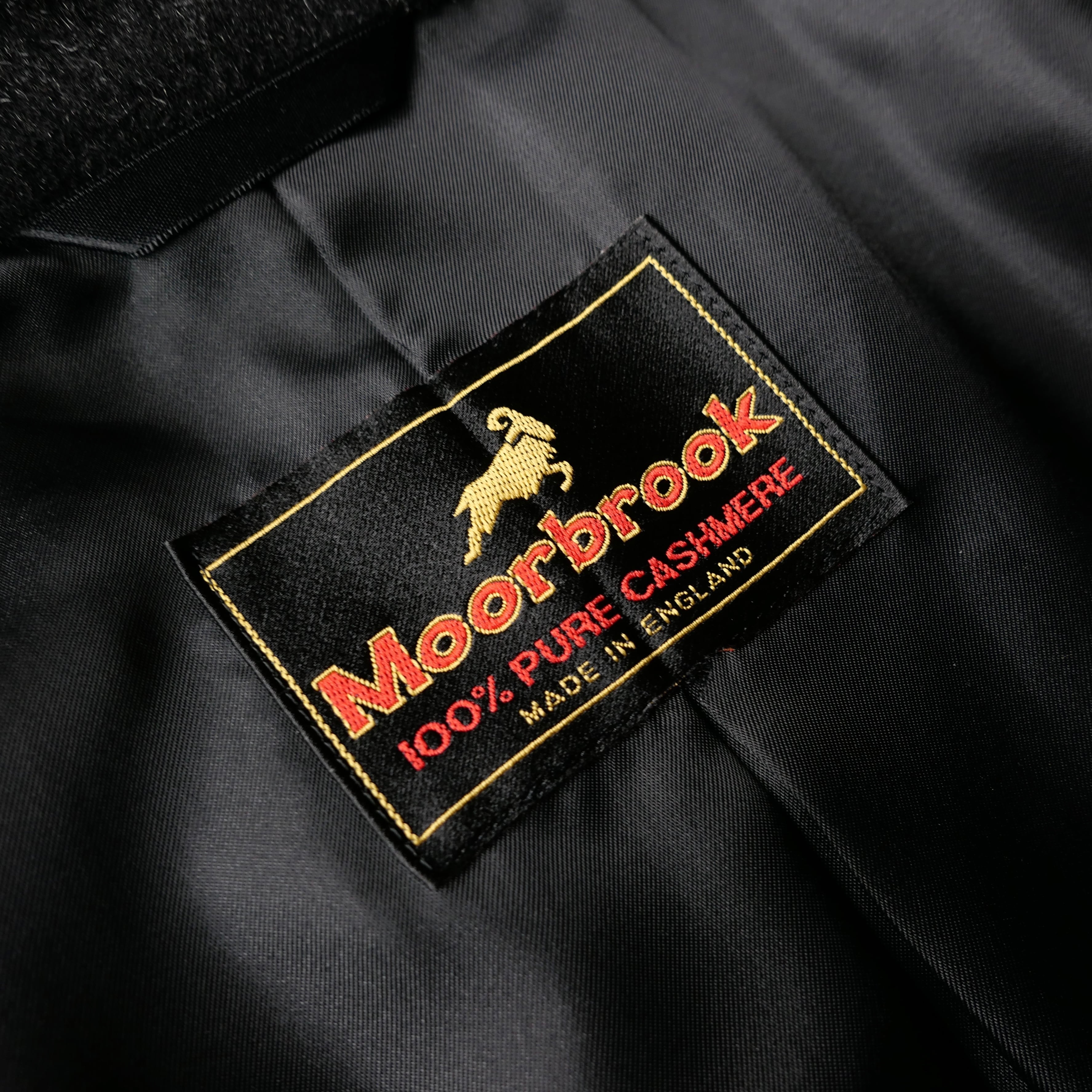 英国製 Moorbrook チェスター ロングコード ヘリンボーン カシミヤ