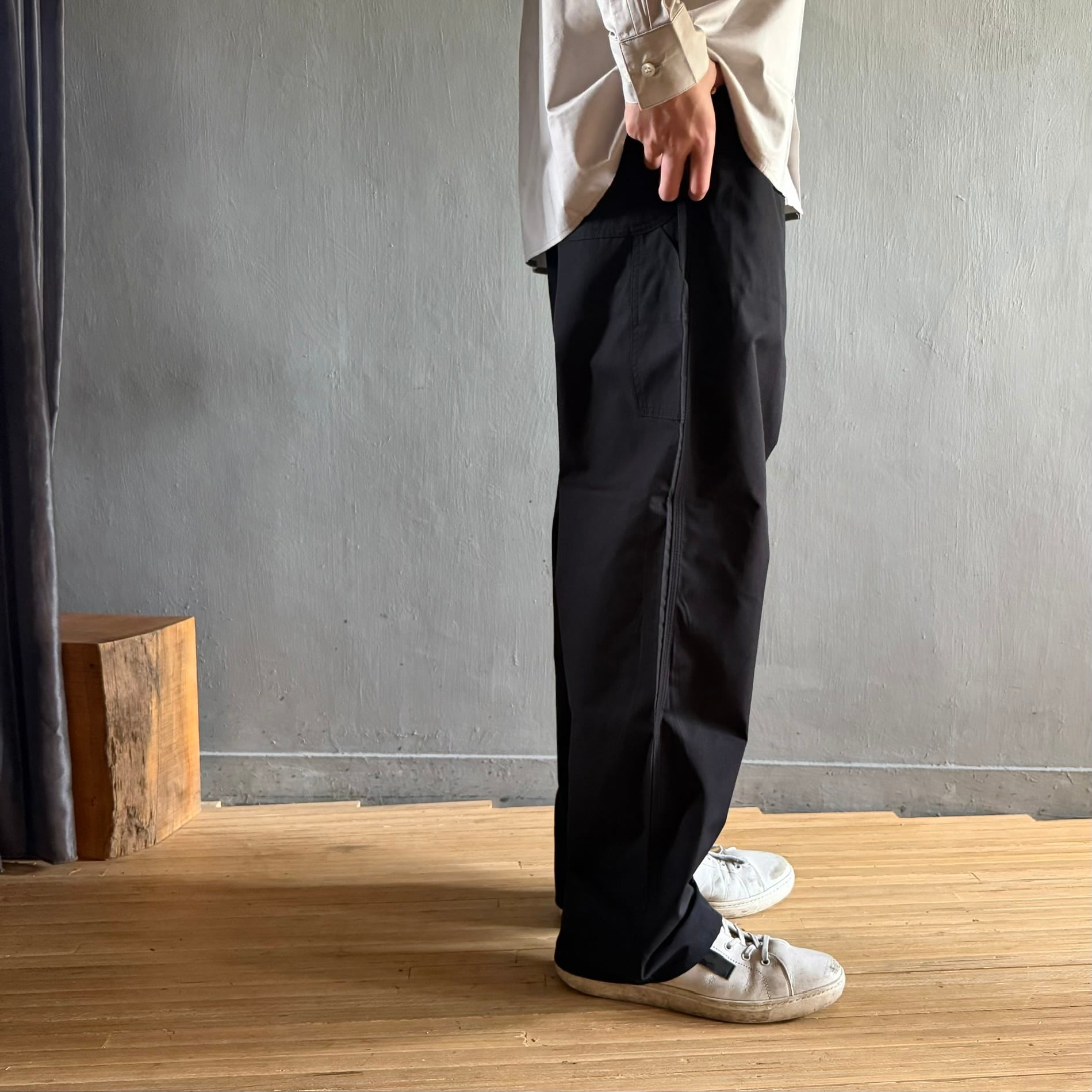 CIOTA｜Cotton Polyester Painter Pants , Black | CORNER_122