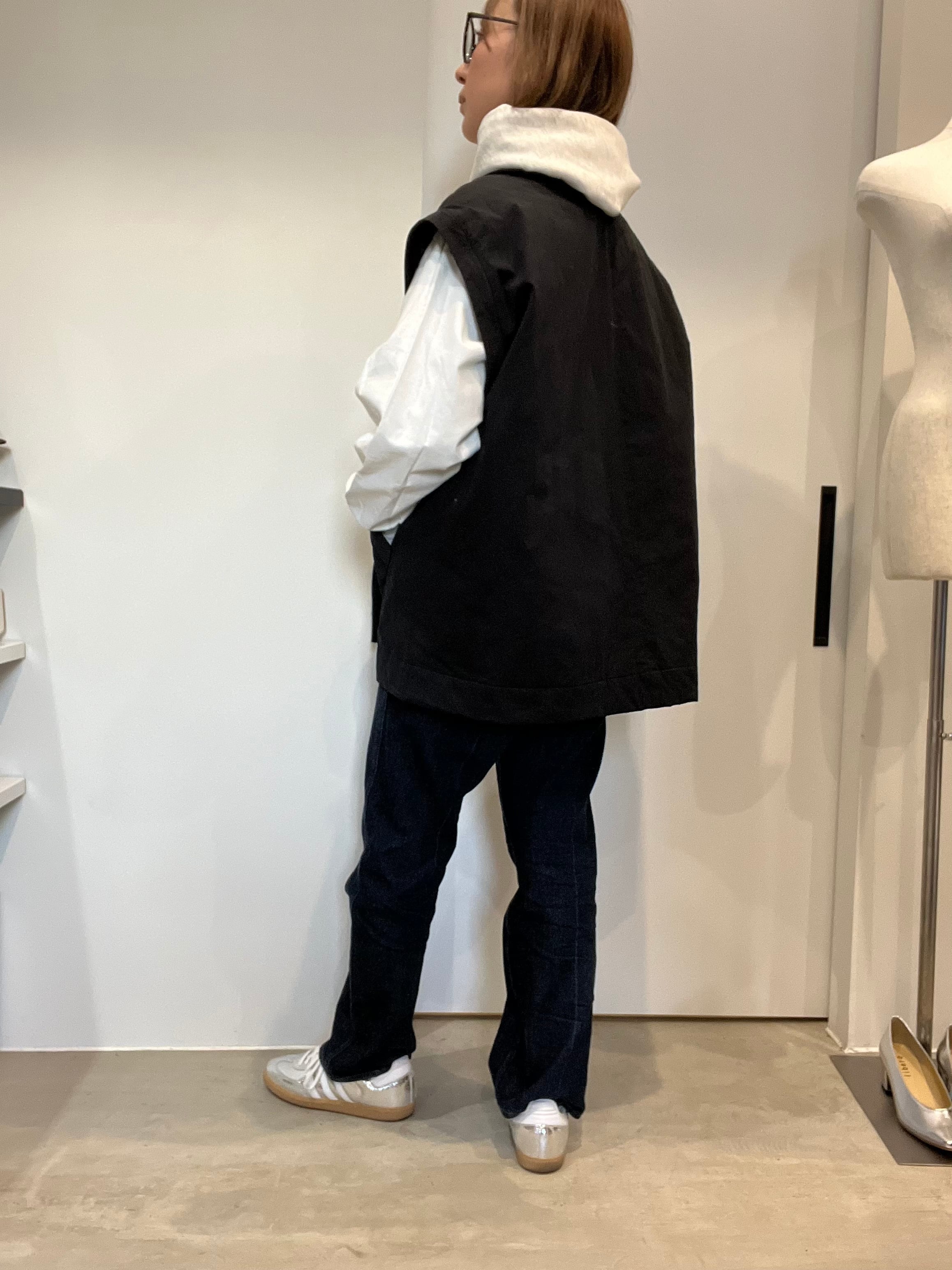 【SELECT】MA-1スリーブビッグカラーハーフコート 42-0186