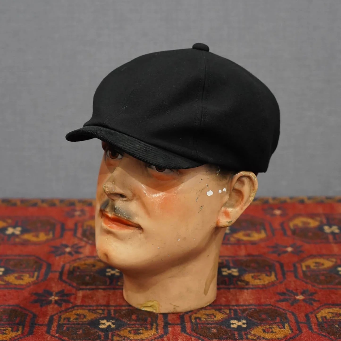 帽子 MR.FATMAN MOLESKIN BEAK HUNTING Mr.FATMAN / MOLESKIN BEAK HUNTING / Black | 【FLAGS】メンズ
