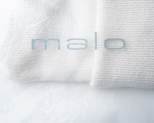 ［1990’s – Early 2000’s］ “malo” Heavyweight Mastic Texture Cashmere-Blend Knit Cap -deadstock- （Made in Italy）