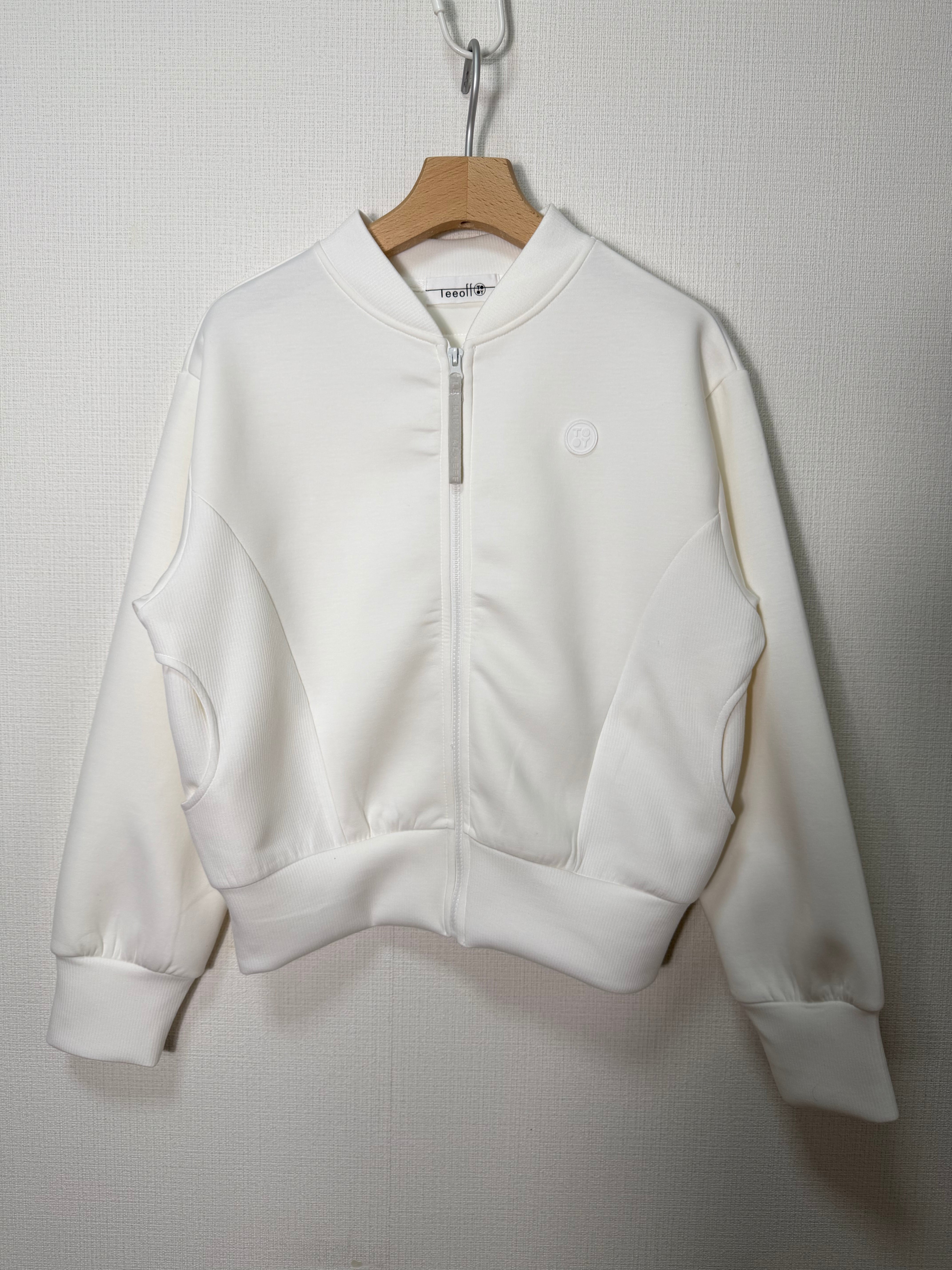 一部即納＊【セットアップ可能】Urban Stretch Zip Blouson（Ivory