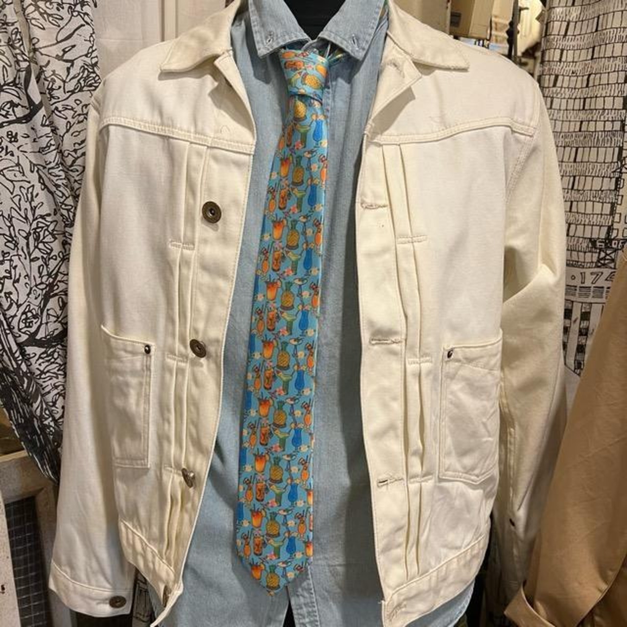 TOPANGA Accessory Ttropical Tie ヘリテージタイ　トロピカル　ネクタイ　プレゼント　フォーマル　カジュアル　クラシック　ヴィンテージ　