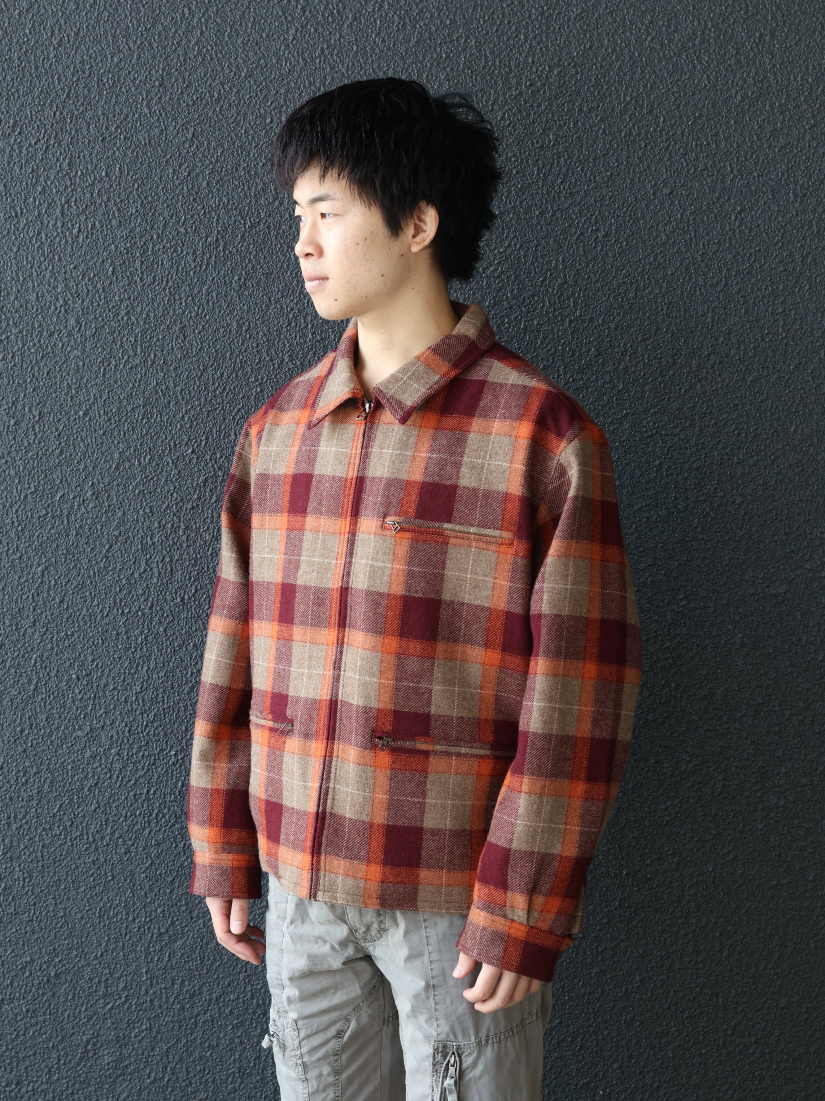 PWA REFINEWOOL CHK DRIZZLER | STORE™️