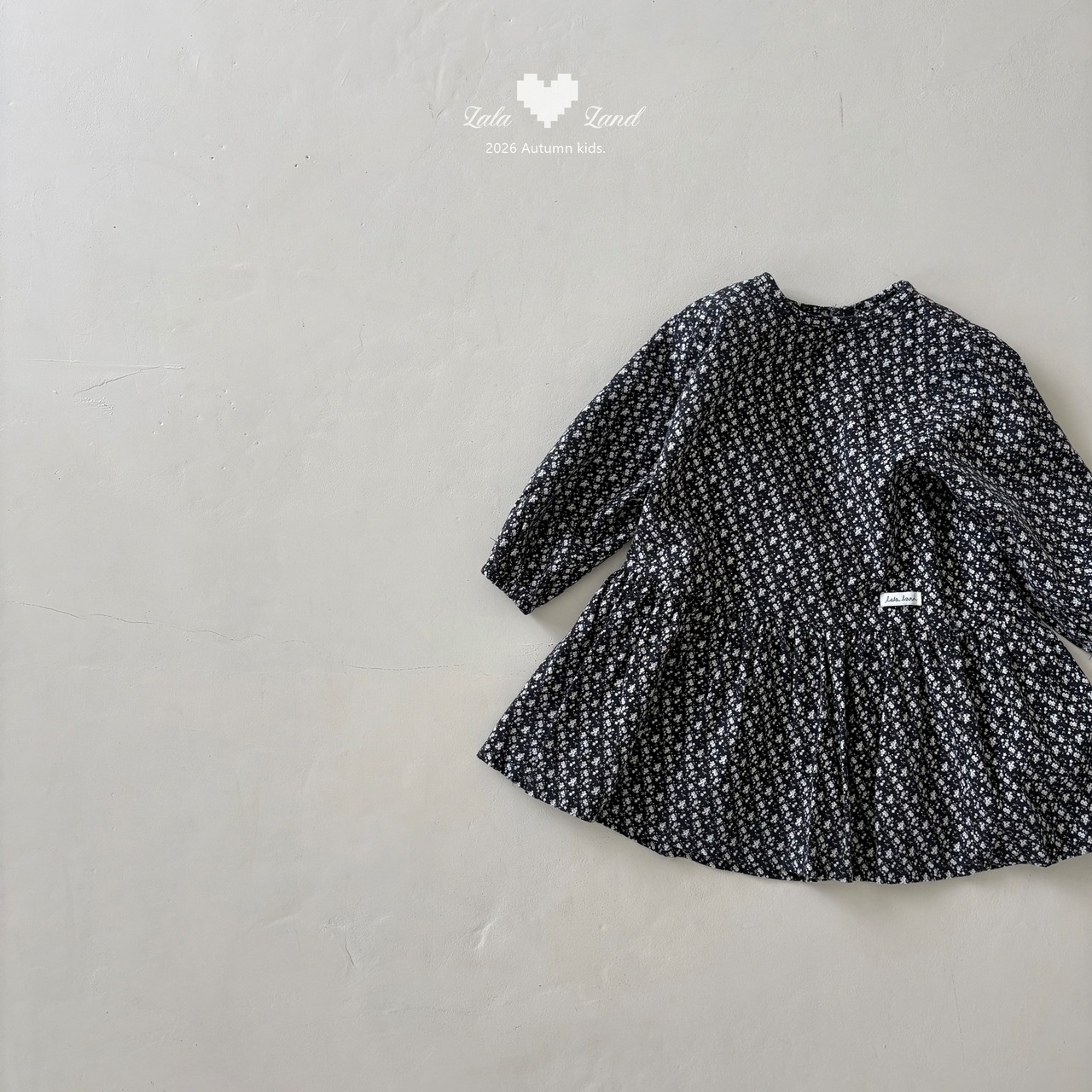 韓国子供服 / LALALAND / 26Autumn / ブルーミング ロング ブラウス / 秋服 / キッズ *XS~XL*