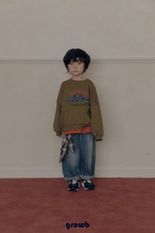 韓国子供服 / growb / ルート スウェット / 秋服 *XS~JM*