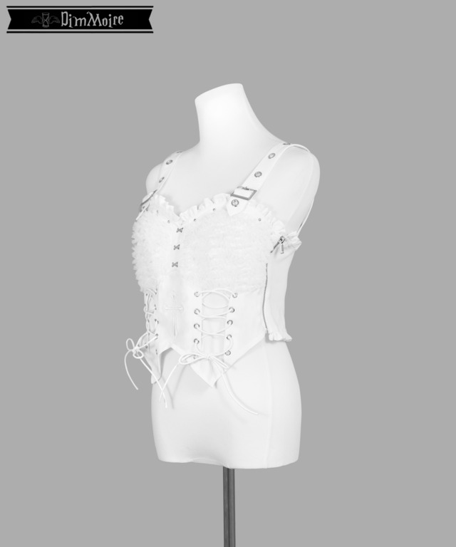 十字の誓いビスチェ‎【White】