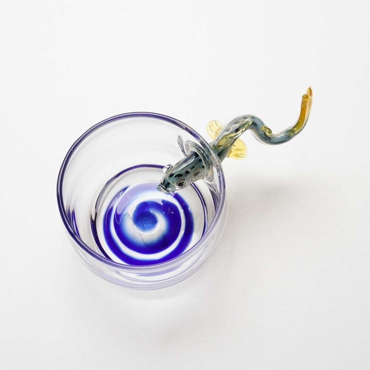 竹川久仁子】耐熱ガラス びわますぐい吞み T-20-B | ろにせら