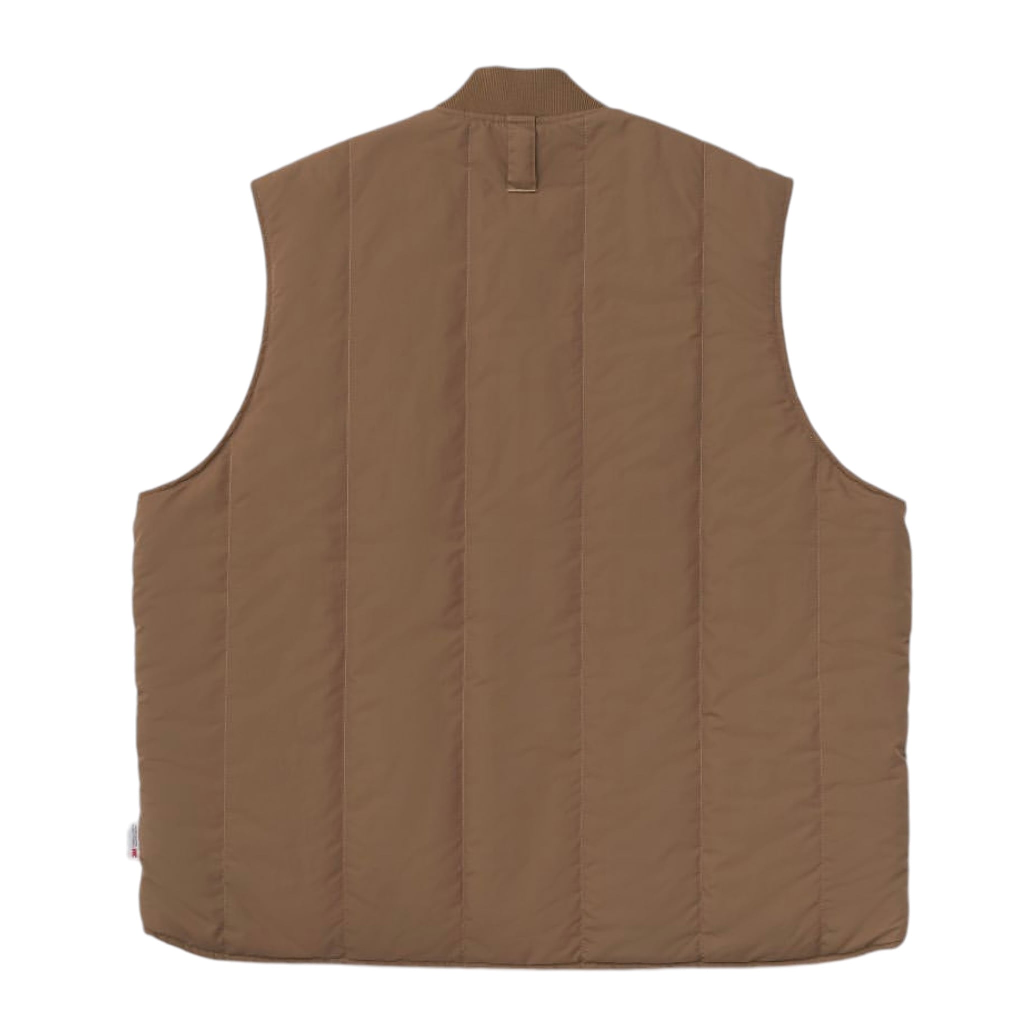 PWA / TWO FACE QUILTED VEST CINNAMON ORANGE | THE NEWAGE CLUB