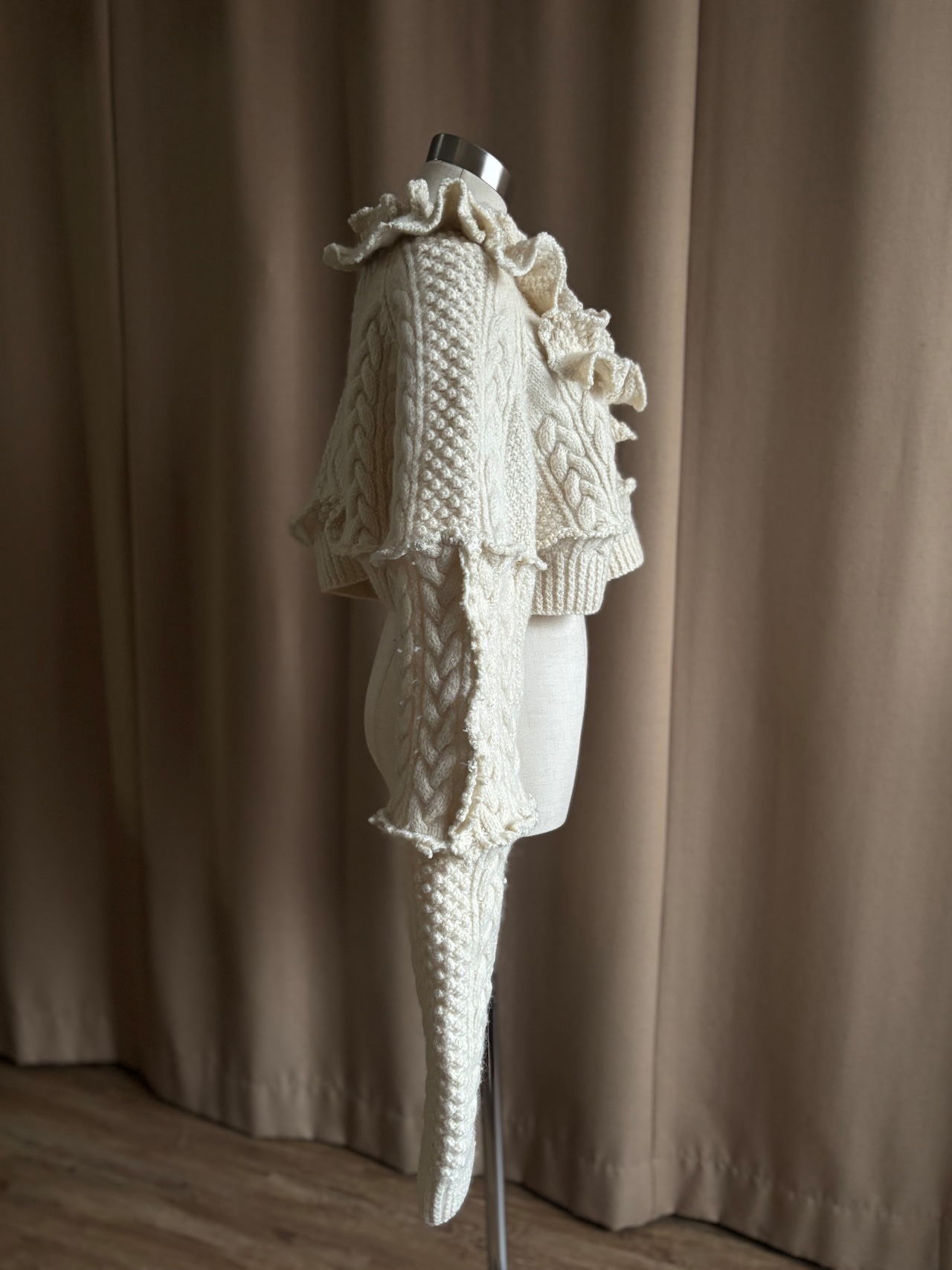 Ivory Texture remake knit-5080-11