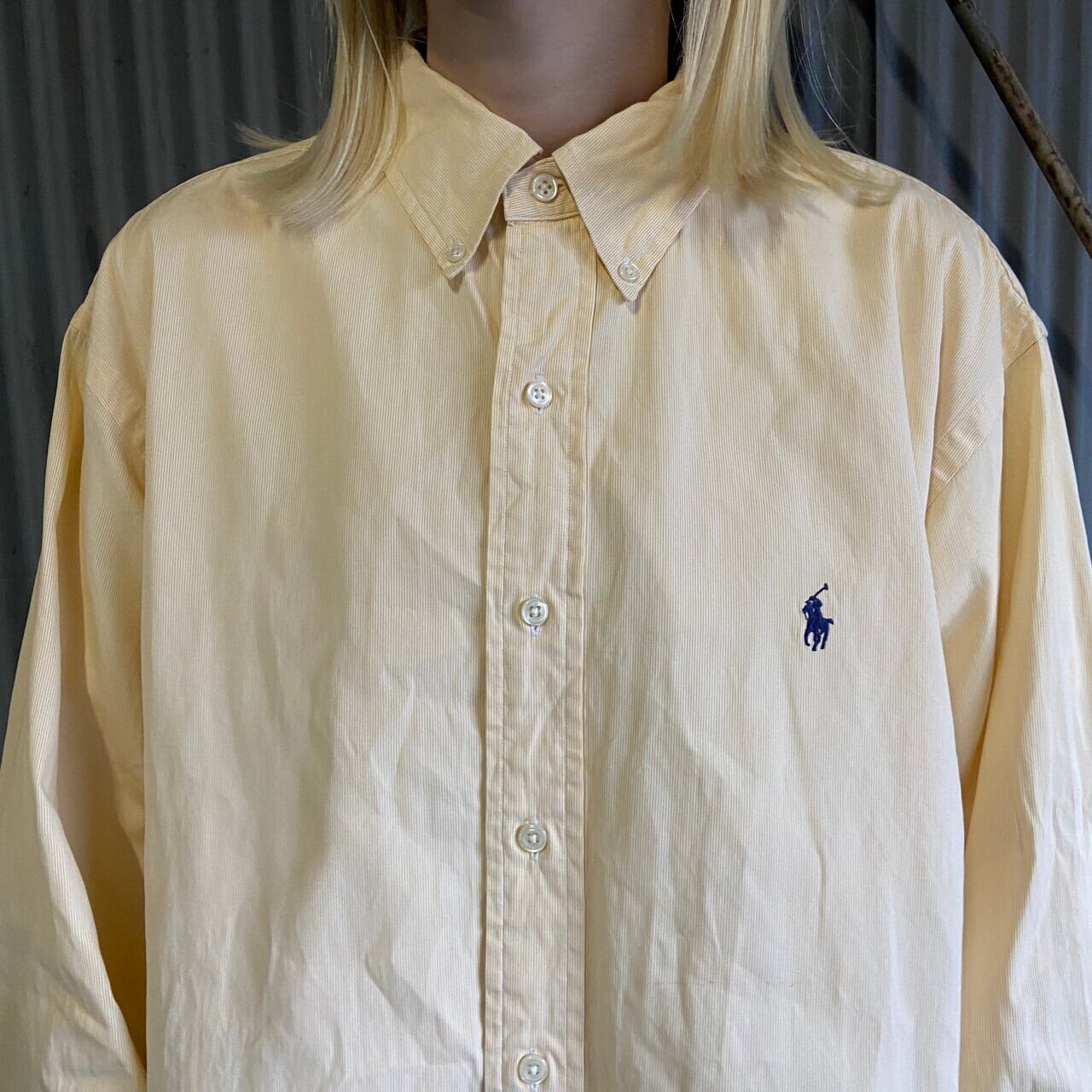 Ralph Lauren ラルフローレン CLASSIC FIT ストライプシャツ メンズL