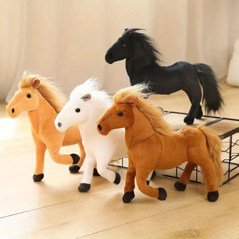 馬 ぬいぐるみ ポニー ホース 人形 動物 アニマル 置物 インテリア