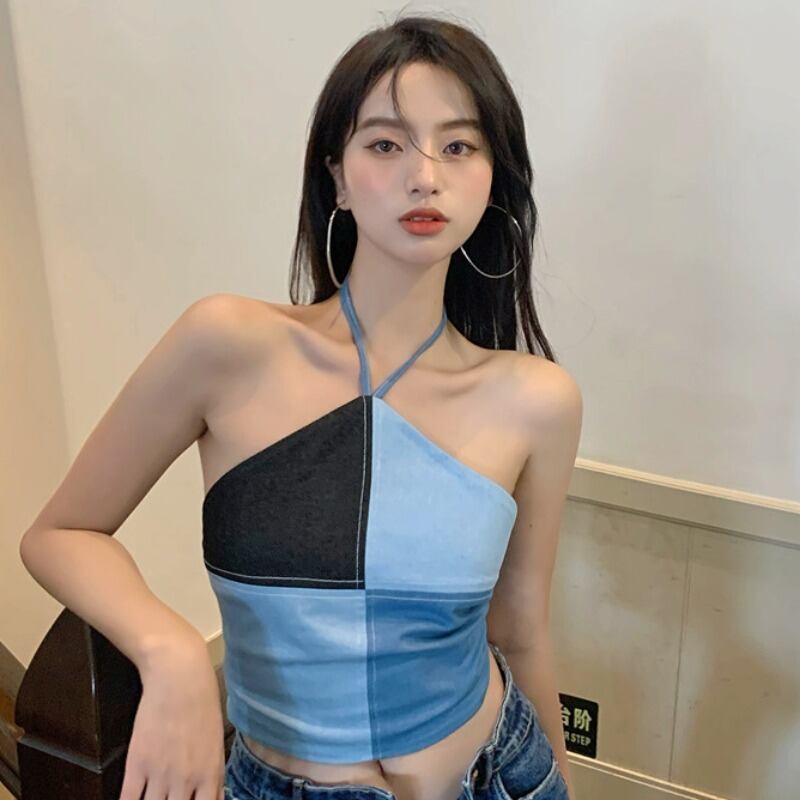 ホルターサマースタイルショートトップス 夏物 ピュア YY-ファッション34879239918