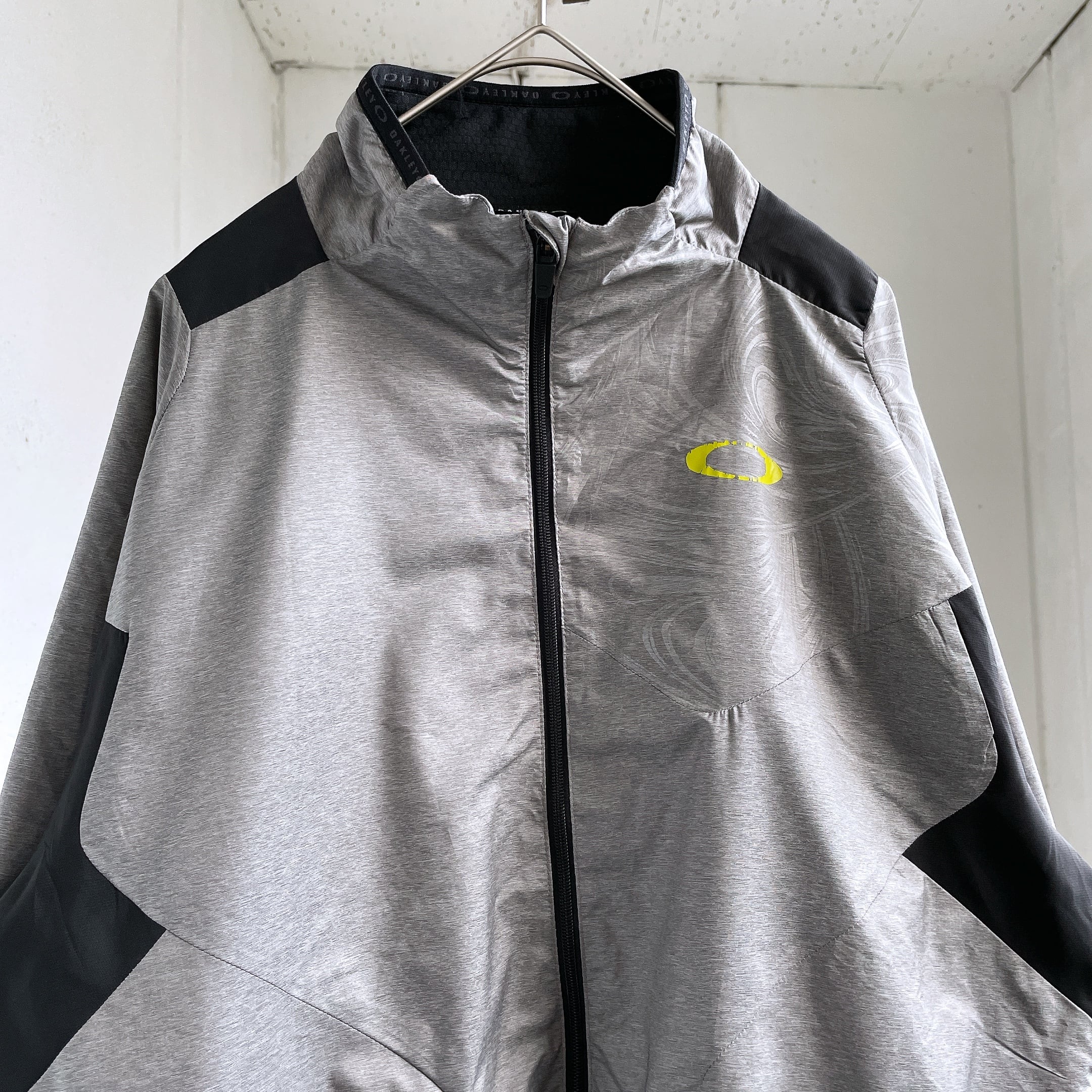 OAKLEY TYPE-02 Mat silver × Black Bi color technical blouson