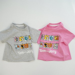 【80-130】夏作半袖カートゥーン Tシャツ