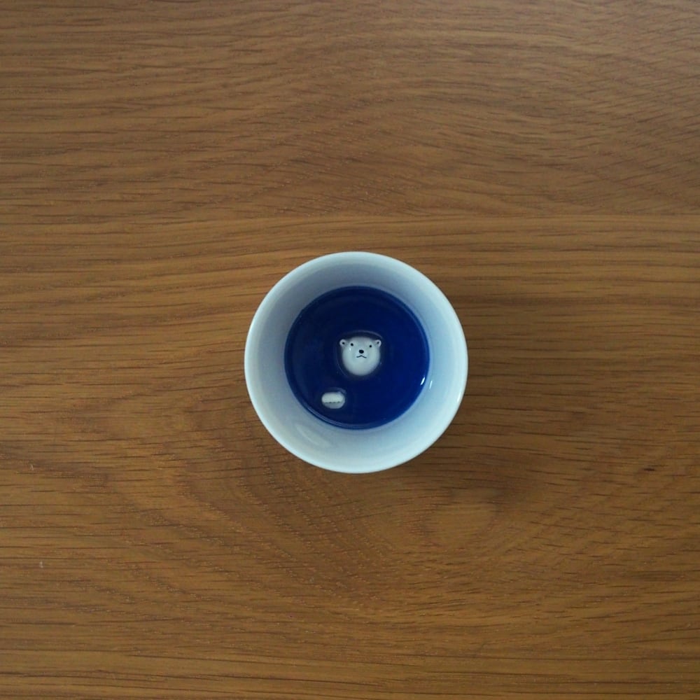 シロクマお猪口 No.3 ※箱なし | 楽土 Online shop