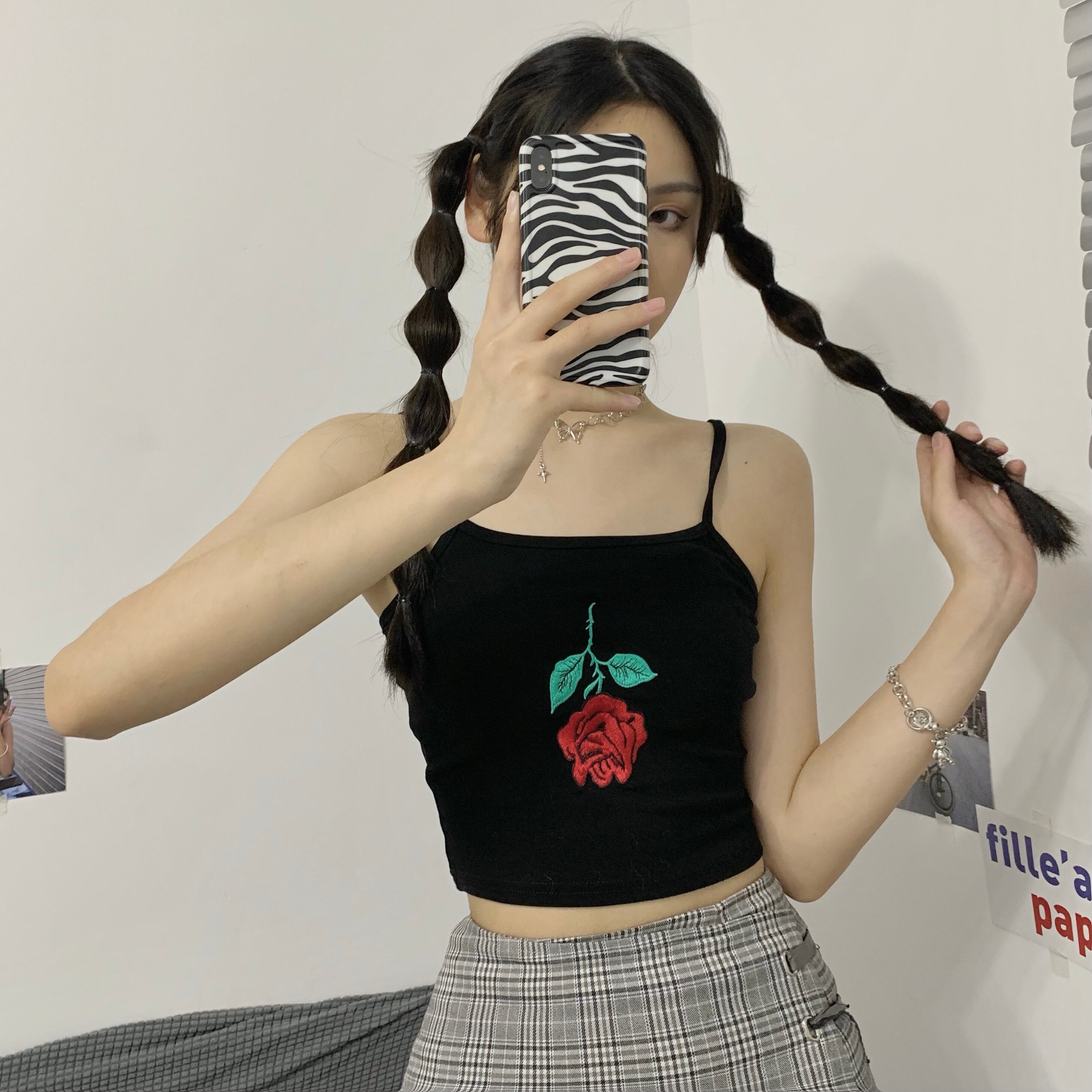 サマーFlowerデザイン 刺繍ショートトップス 夏物 フラワーデザイン ケッペル68461921688