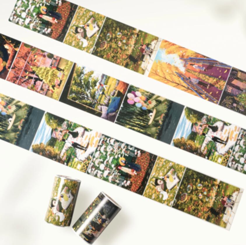 【7979】海外　マステ　3/6/巻売り　貝殻光マスキングテープ 7979】海外 マステ 3⁄6⁄巻売り 貝殻光マスキングテープ