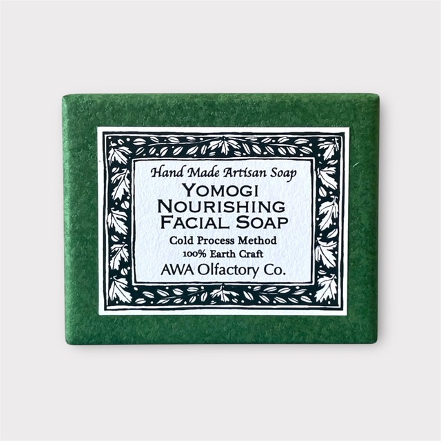 新月お届け定期便。ヨモギ ナウリシング洗顔石けん Yomogi Nourishing Facial Soap - Large