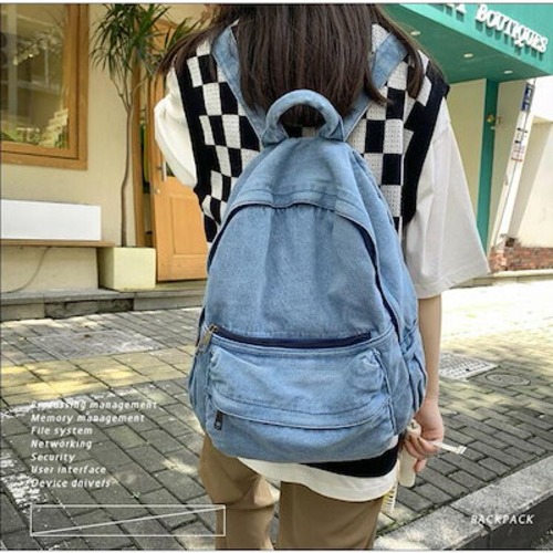 品質保証 リュック リュックサック メンズ レディース おしゃれ 大人 デニムキャンバスリュック カップル リュック大容量 軽量 アウトドア 通学通勤 バックパック