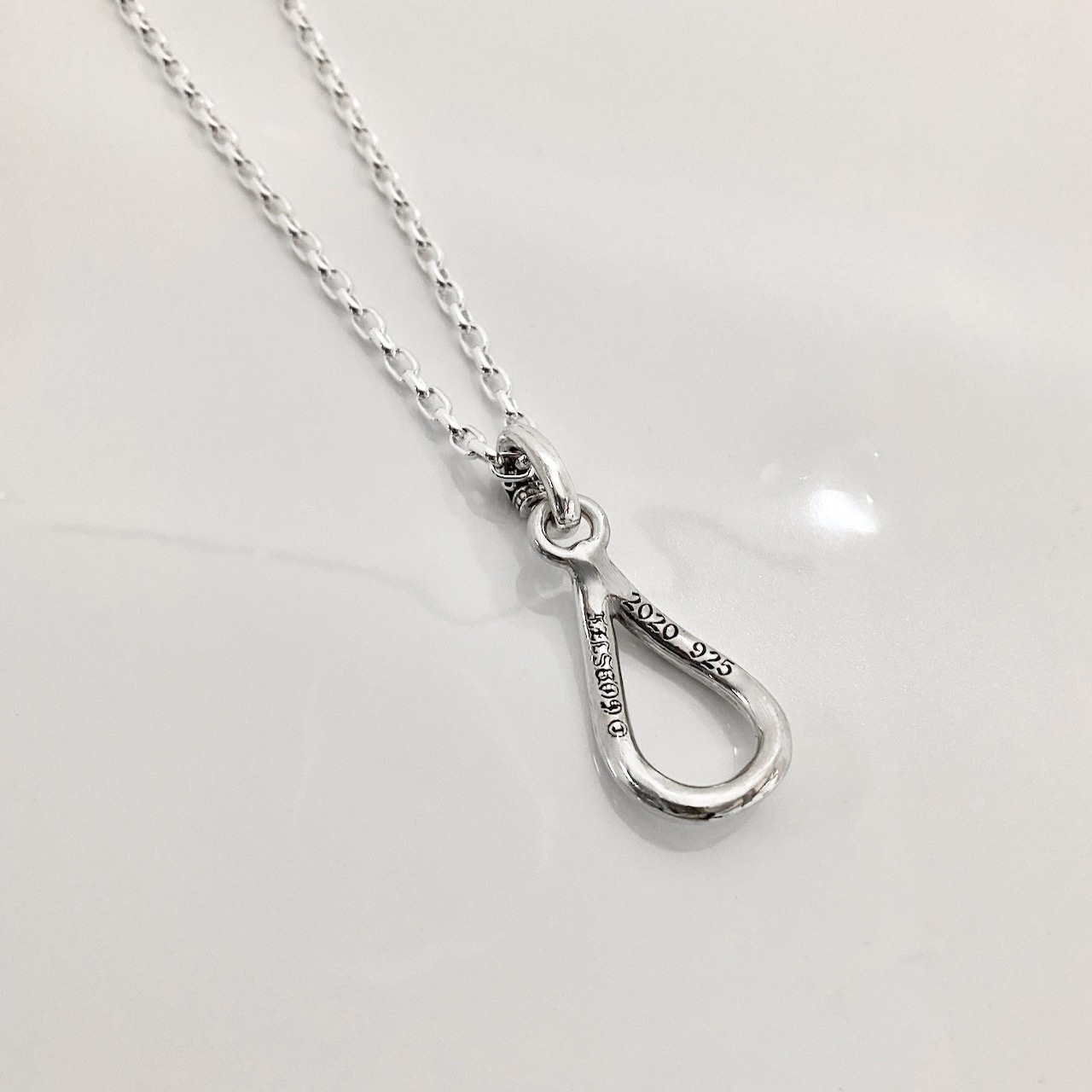 OPEN TEARDROP NECKLACE / オープンティアドロップネックレス
