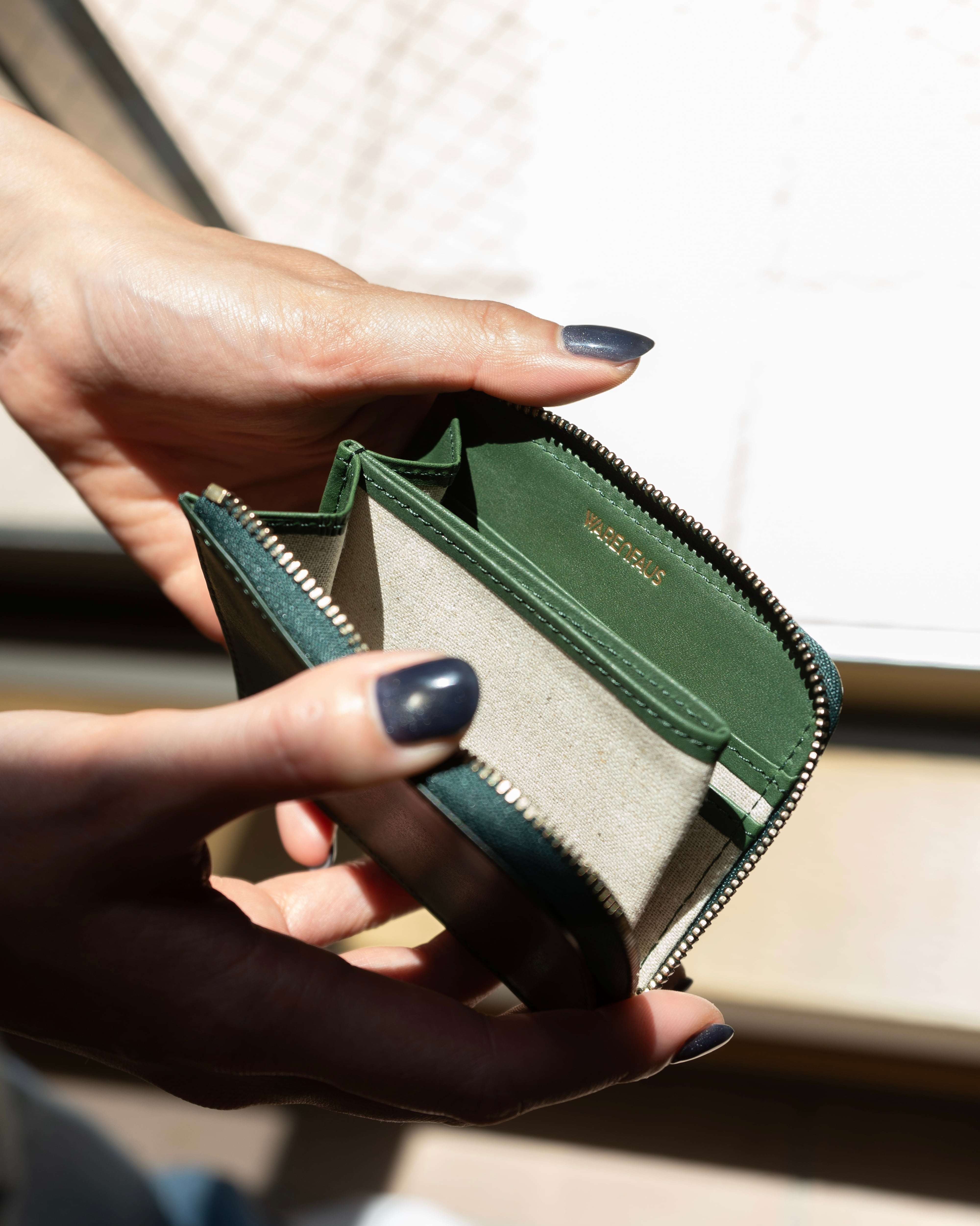 小物 WARENFAUS Bill L zip wallet WARENFAUS Bill L Zip Slim Wallet | UNDER THE SUN