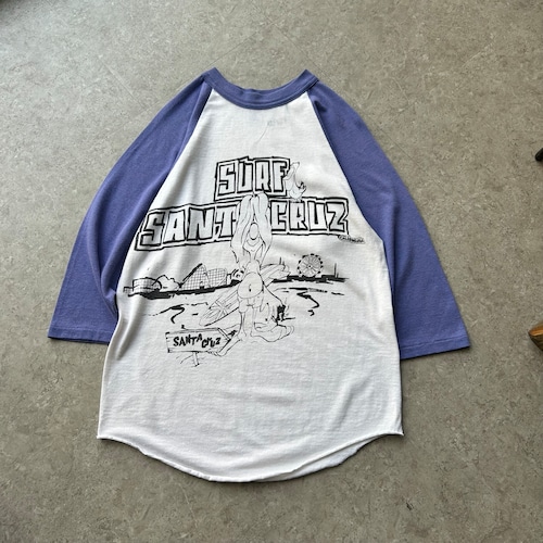 ~90s SURF SANTACRUZ  raglan sleeve T-shirt【仙台店】