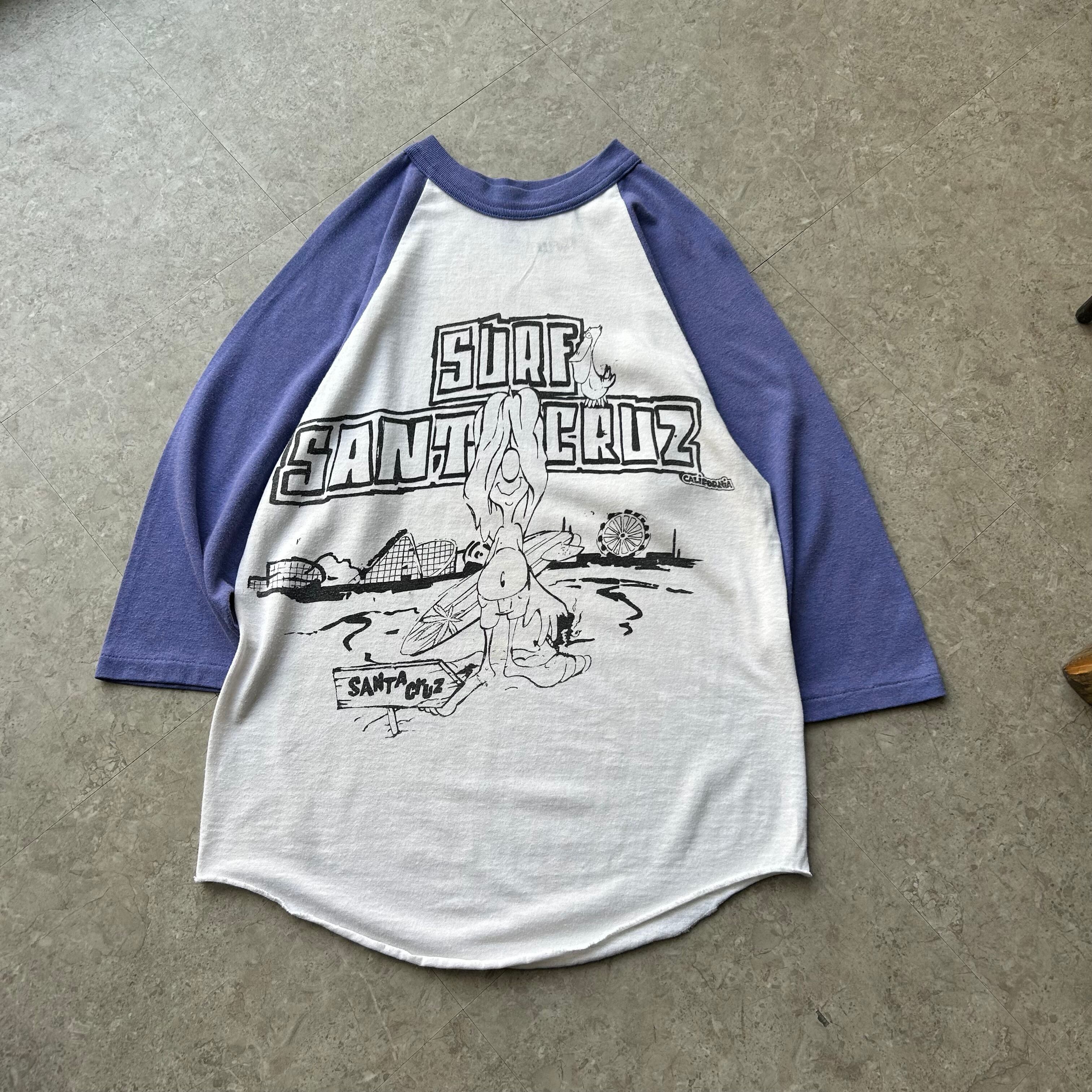 ~90s SURF SANTACRUZ raglan sleeve T-shirt【仙台店】
