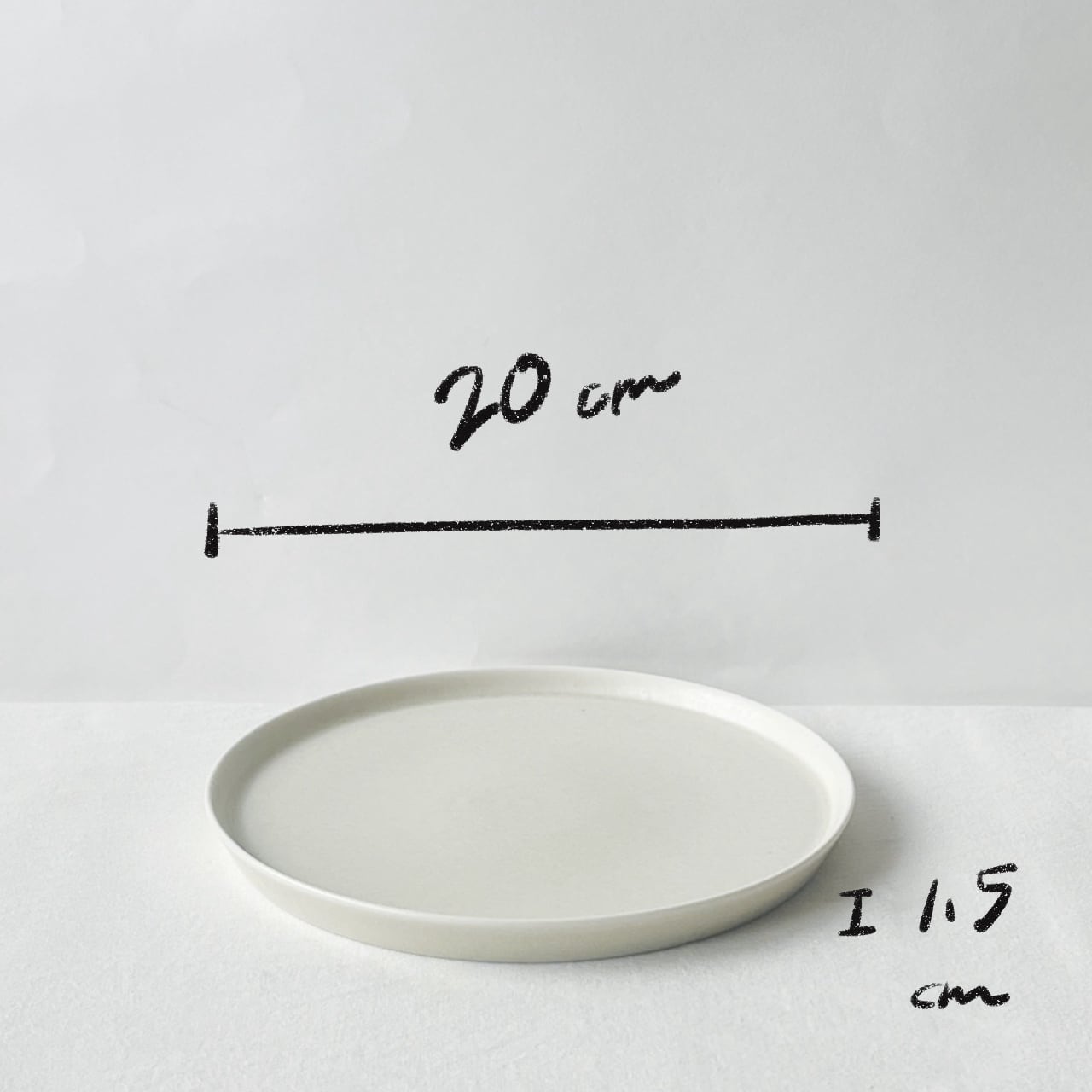 フラットプレート 大【20cm・さくらピンク】 | Kamani | 多治見で営む