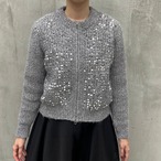 スパンコールジップカーディガン［40007］