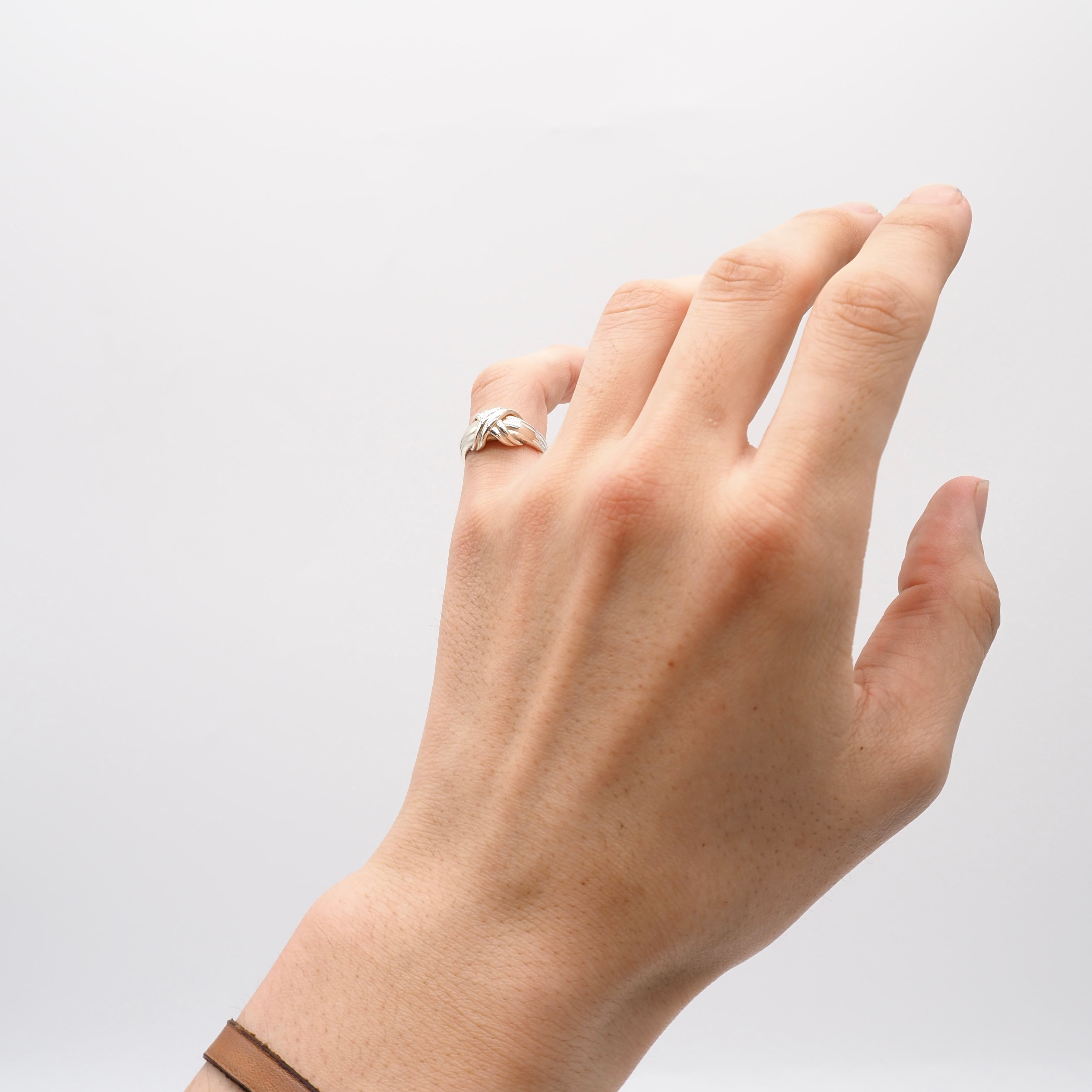 Tiffany&Co. 約12号 シグネチャー リング シルバー925 ティファニー