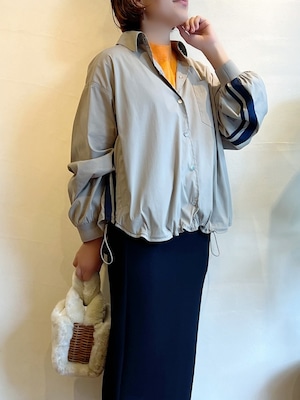 Dignite collier / サイドラインシャツブラウス