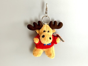 【NORDIC SOUVENIR】ムースキーリング8㎝・スウェーデンロゴセーターRED