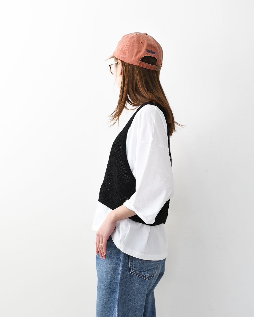 MidiUmi [ミディウミ] 2way needle work vest [1-720102] 2wayニードル