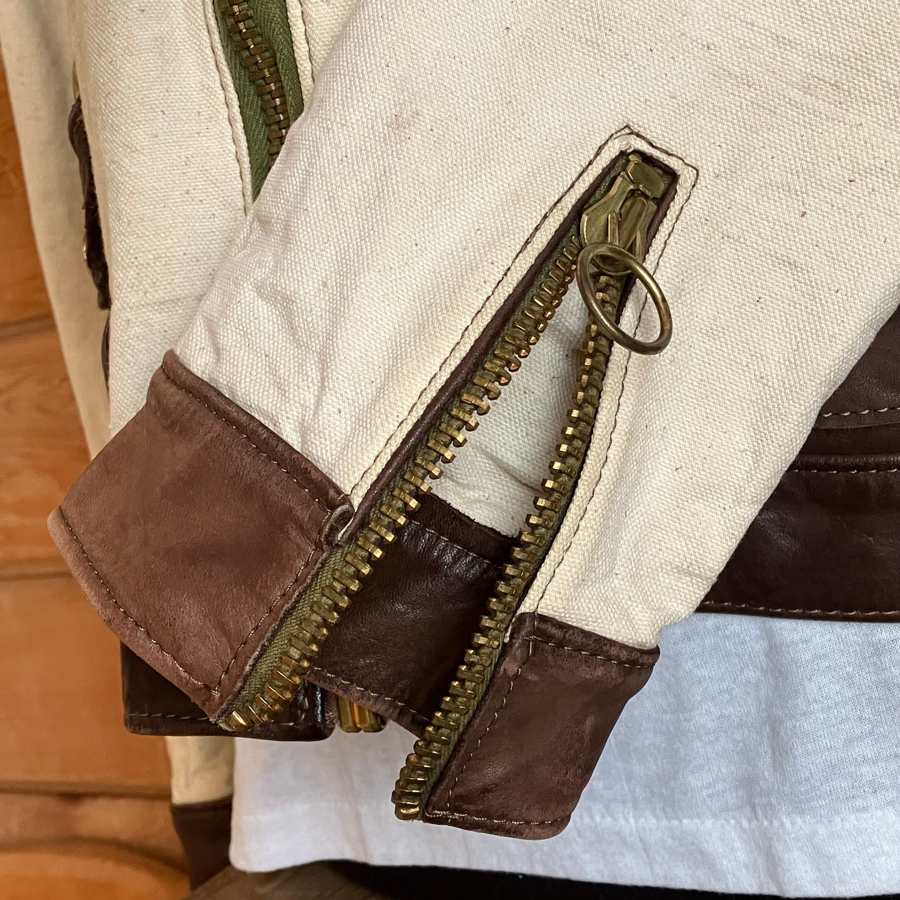 70's Buckboard レザーコンビジャケット | CORRINA CORRINA