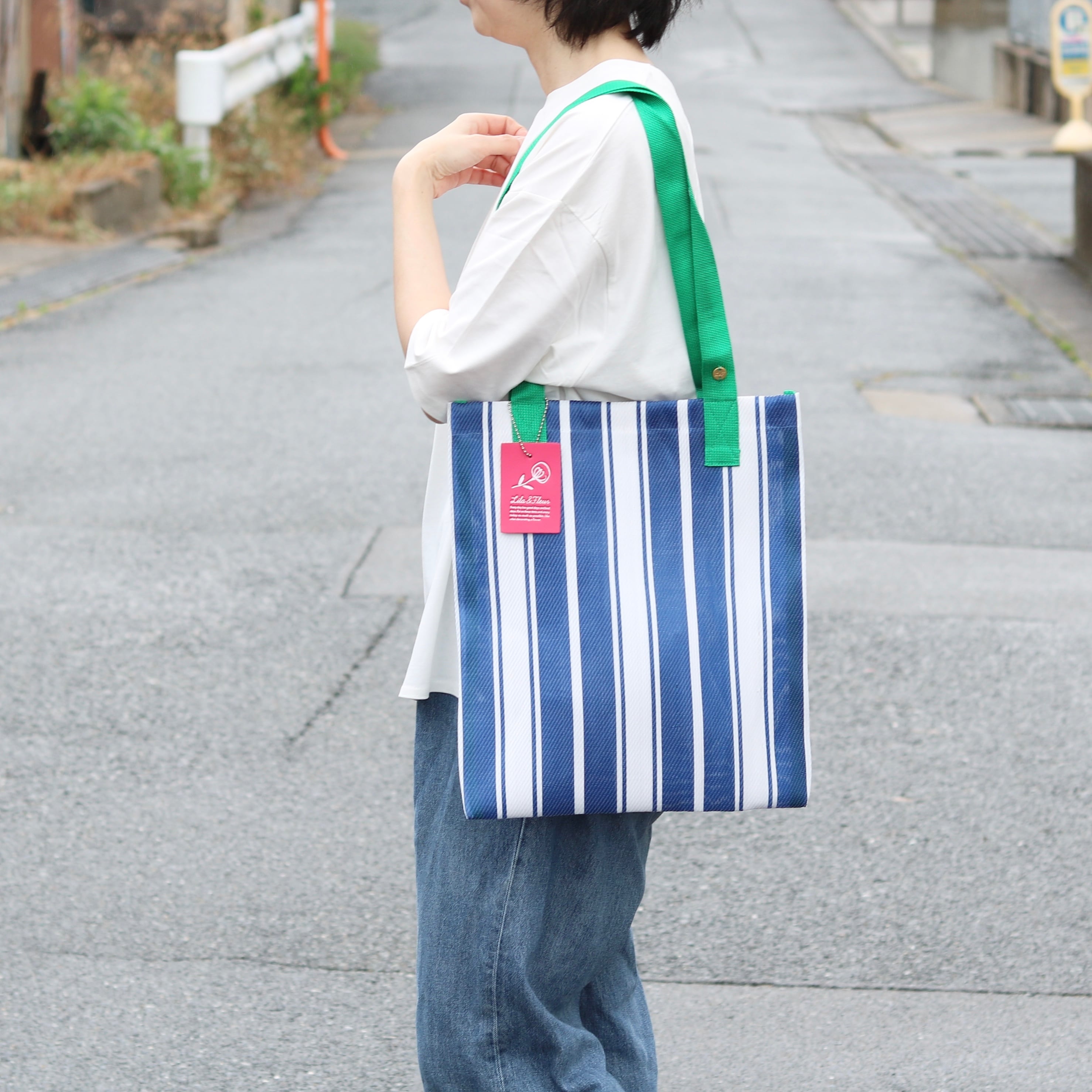 Lila&Fleur ストライプ トートバッグ | Zakka so-la