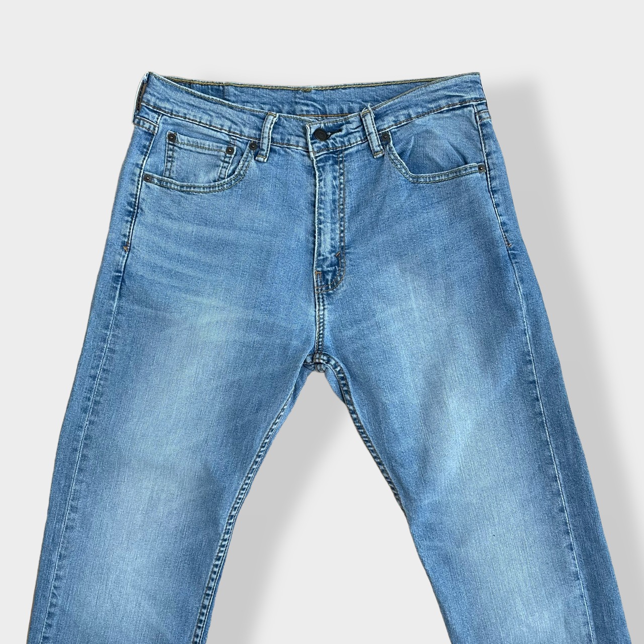【LEVI'S】505 デニム ジーパン ジーンズ テーパード ジッパーフライ W33 L30 ストレッチ リーバイス US古着
