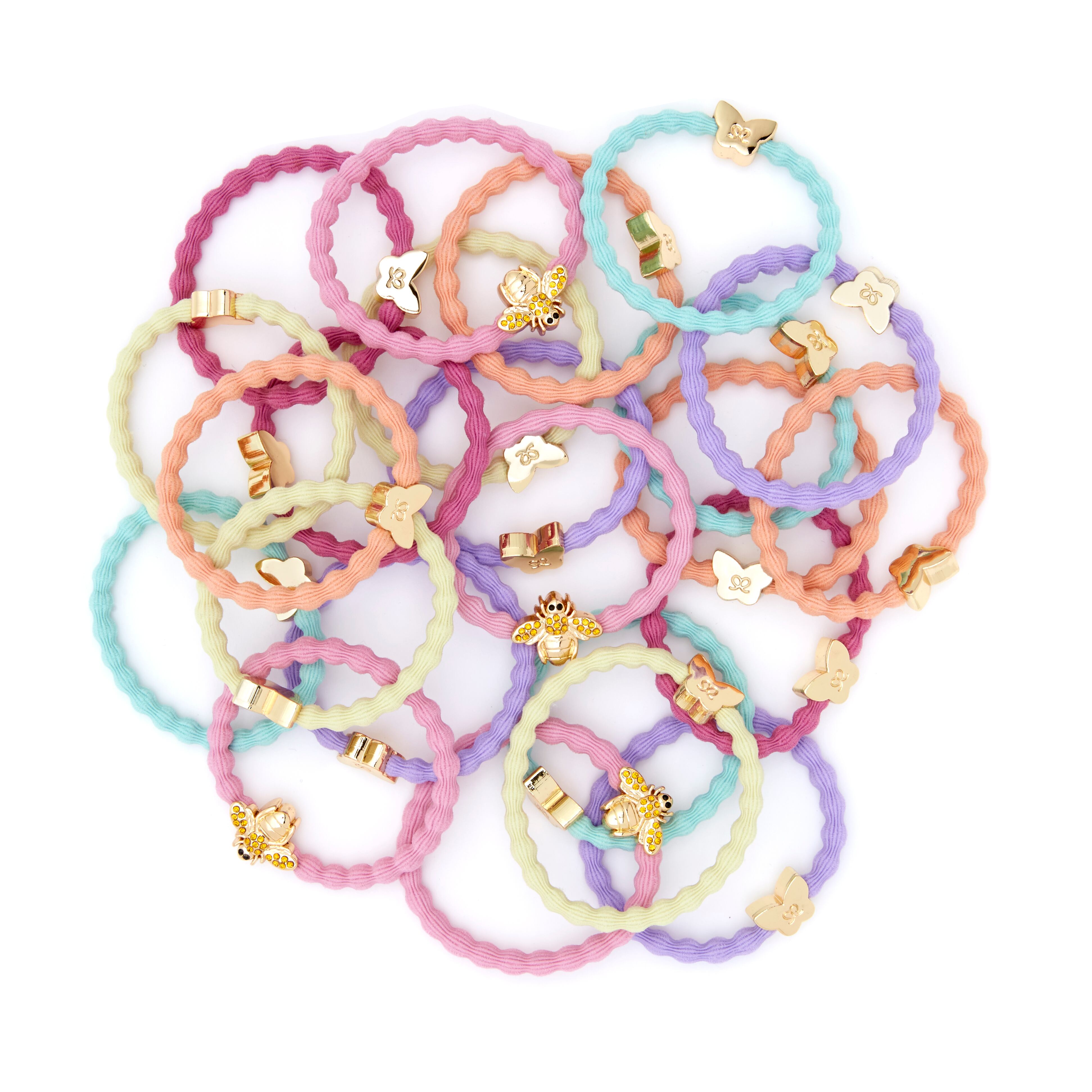 Enamel Gold Butterfly Navy _59-002
