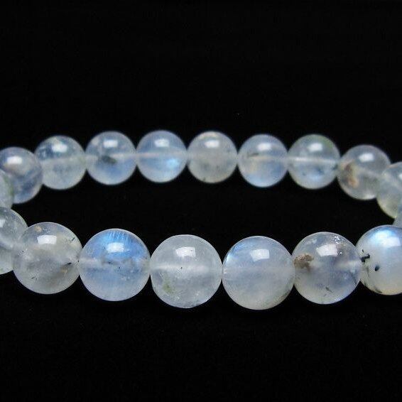 ムーンストーン ブレスレット 10mm 一点物 メール便可 [M便 1/10] 111-44937