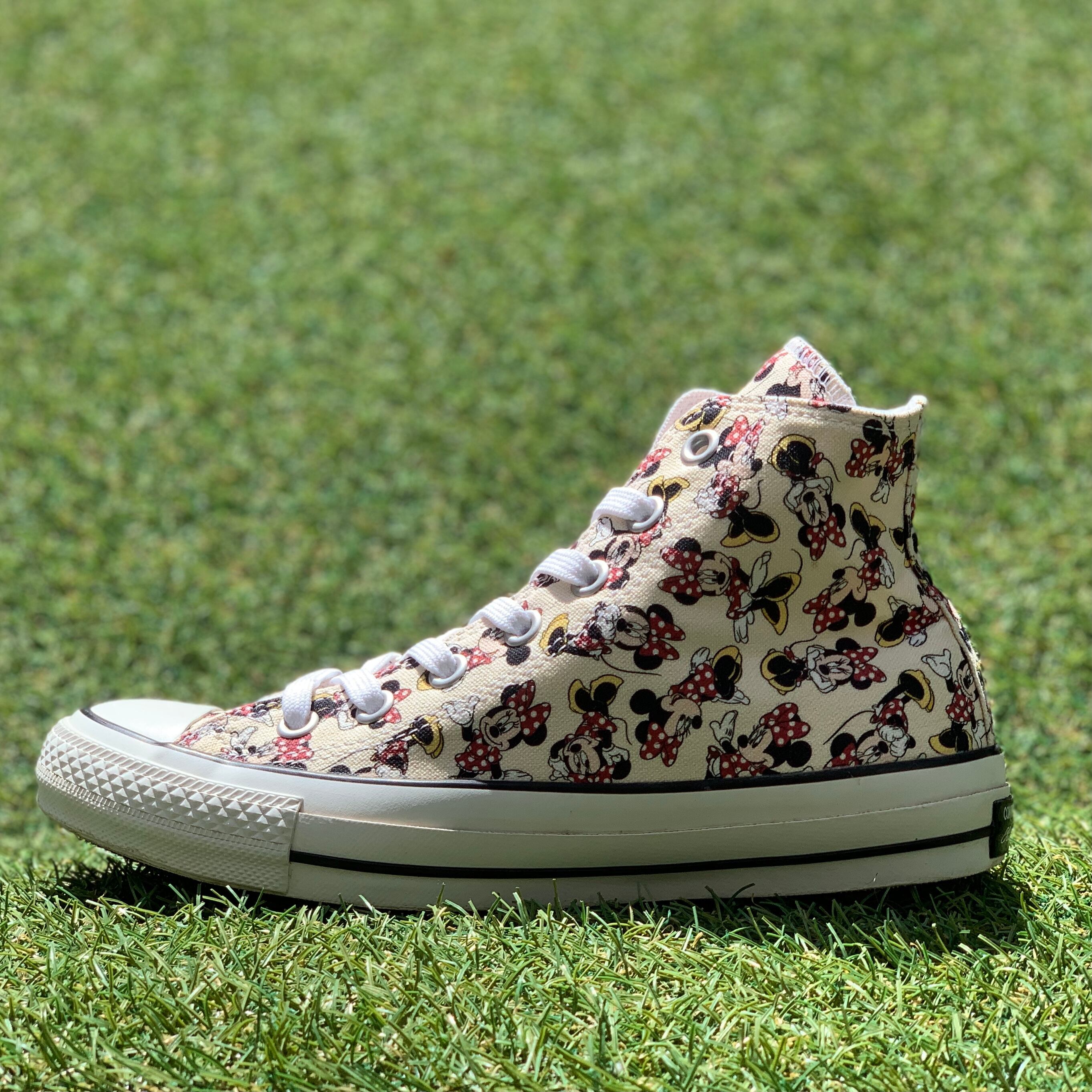 converse×Disney ALL STAR 100 MINNIE MOUSE PT HI コンバース×ディズニー オールスター100 ミニーマウスプリント ハイ E552