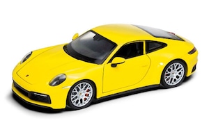 WELLY(ウィリー) 1/24 Porsche 911 Carrera 4S イエロー(完成品ダイキャストモデル) WE24099Y2