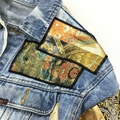 【kimonojk31】着物デニムジャケットSLEEVE KIMONO DENIM JACKET