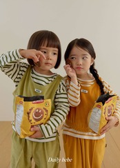 【取寄】Dailybebe ベロア セットアップ|秋服|韓国子供服|26/AT