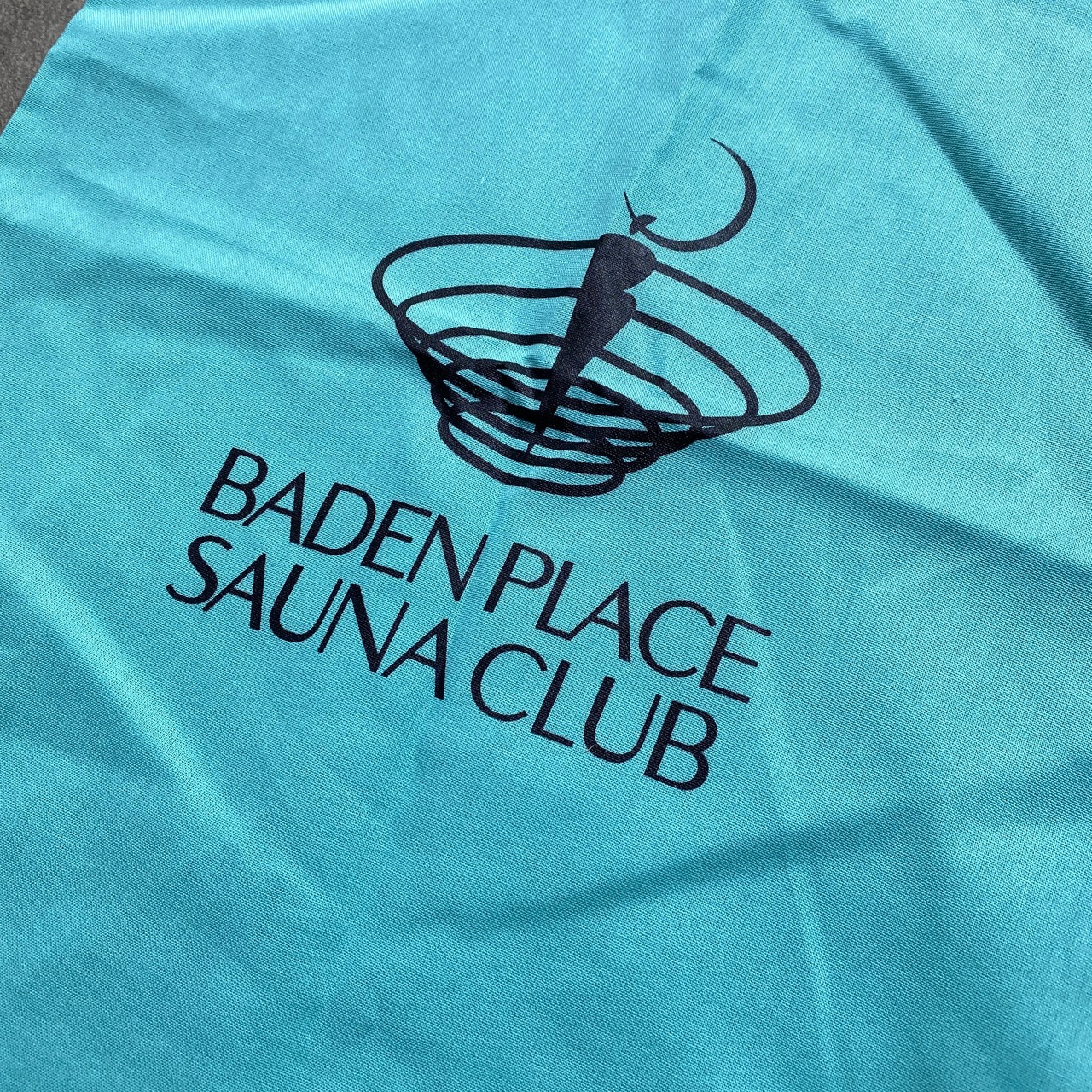 BADEN PLACE×RSB SAUNA CLUB TOTE BAG PASTEL EMERALD